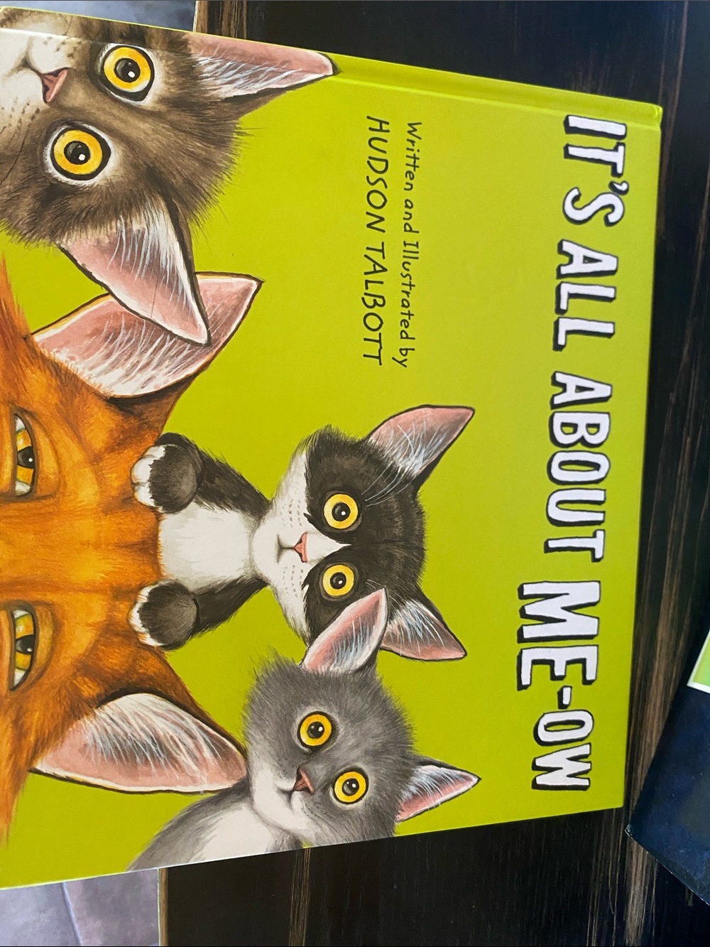 It's All About Me-ow Cat Book - Green